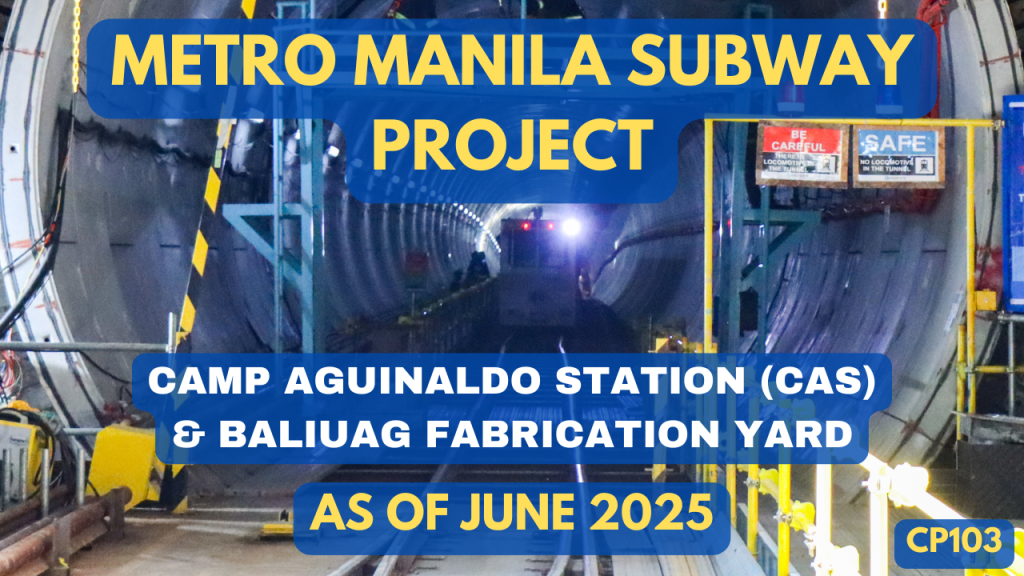 Metro Manila Subway Project – MMSP-CP103 Progress Video as of June 2025